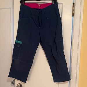 Title Nine Pink and Navy Capris